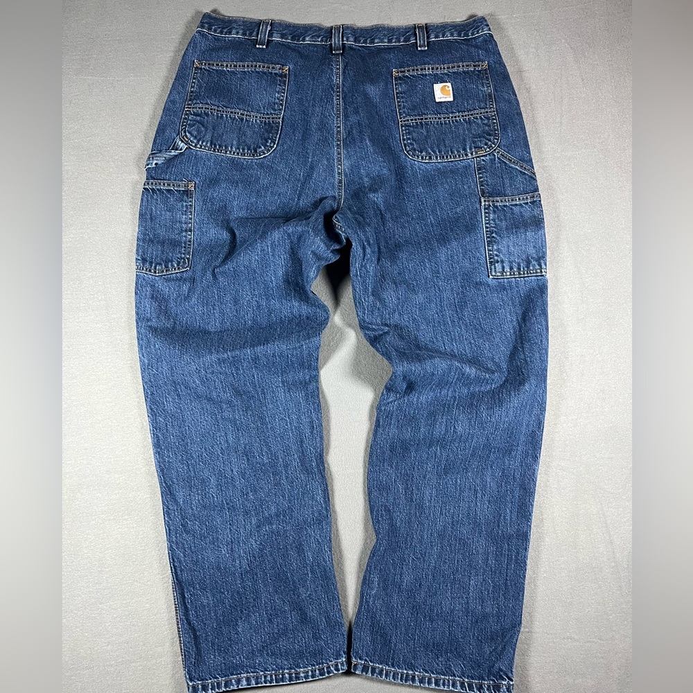 Carharrt Men’s Loose Fit Denim Carpenter Jeans Men Size 42x32